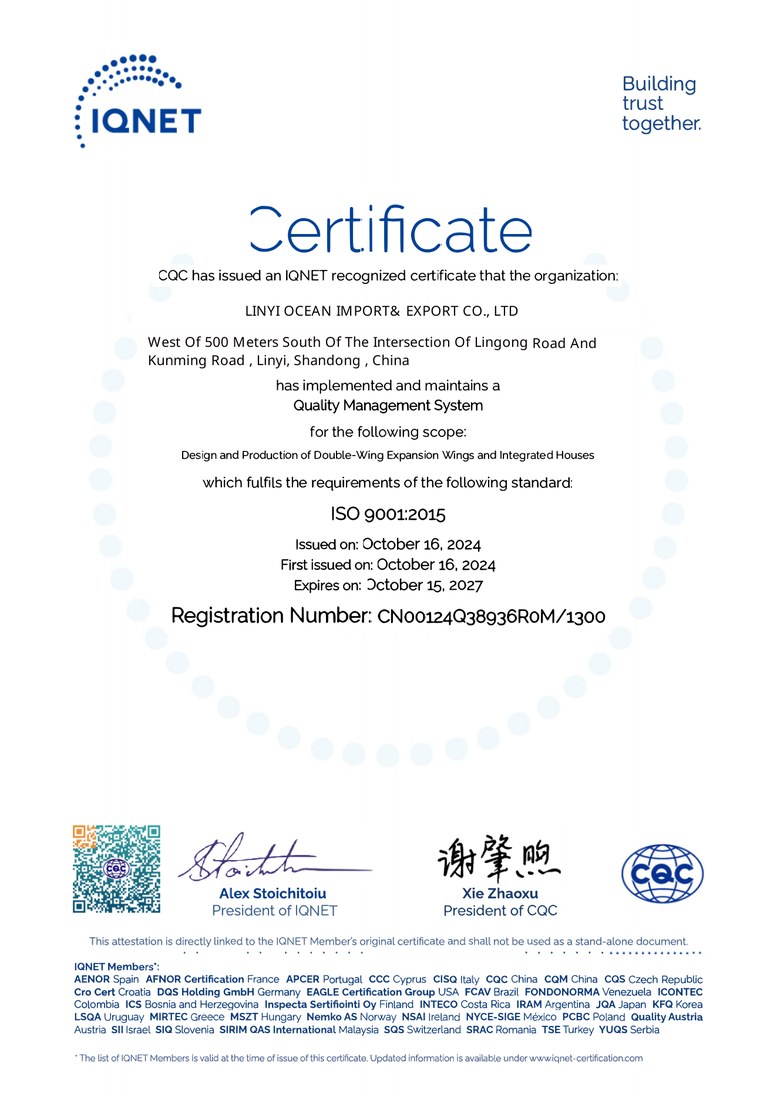 ISO Certification